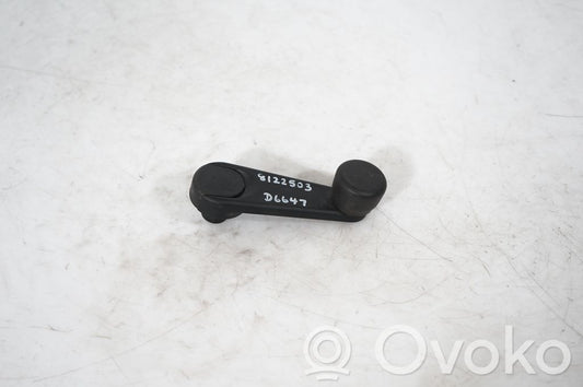 Rear door window winding handle