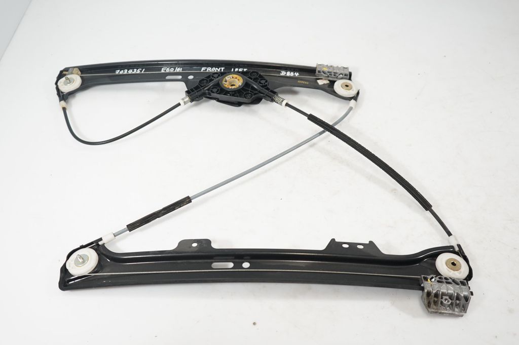 Front door window regulator with motor