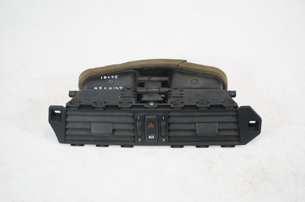 Dashboard air vent grill cover trim