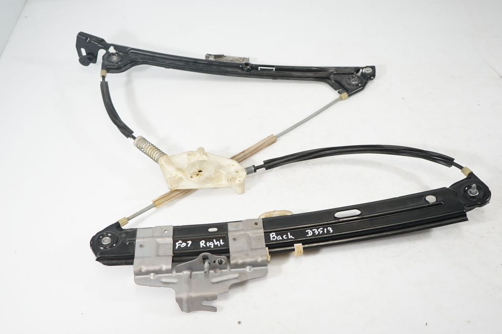 Front door window regulator with motor