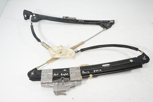 Front door window regulator with motor