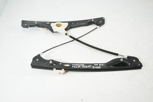 Front door window regulator with motor