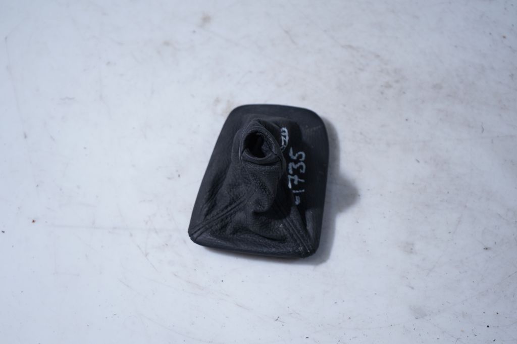 Gear lever shifter trim leather/knob (4)