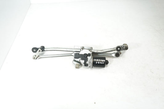 Front wiper linkage and motor