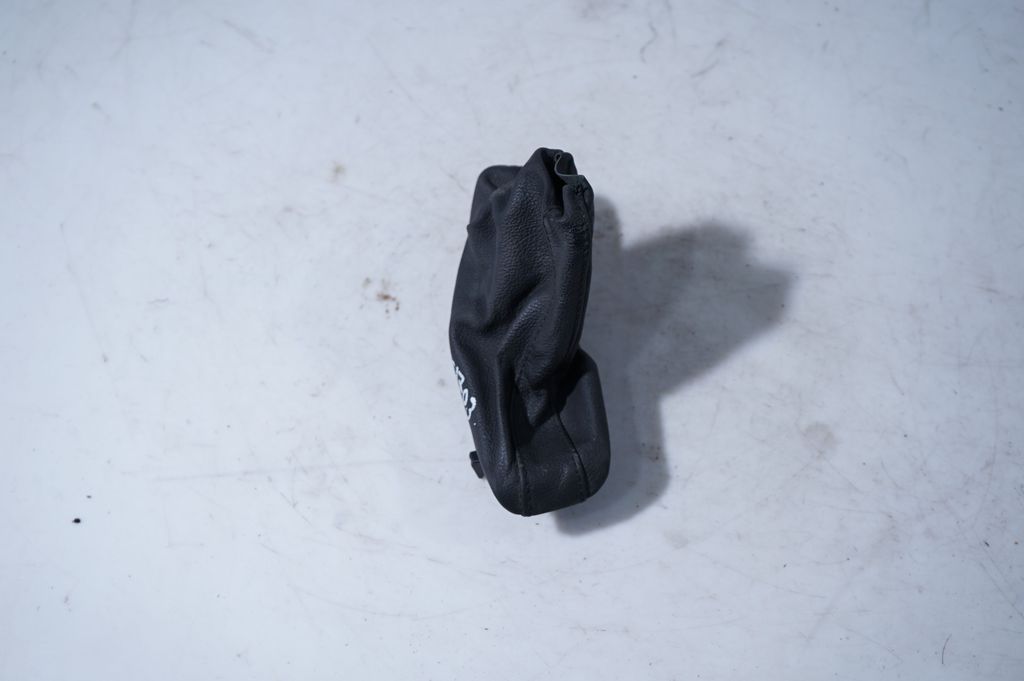 Gear lever shifter trim leather/knob (2)