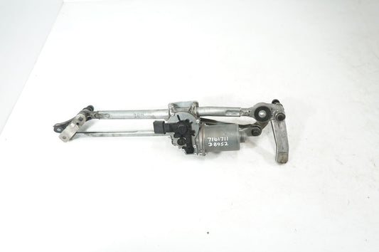 Front wiper linkage and motor