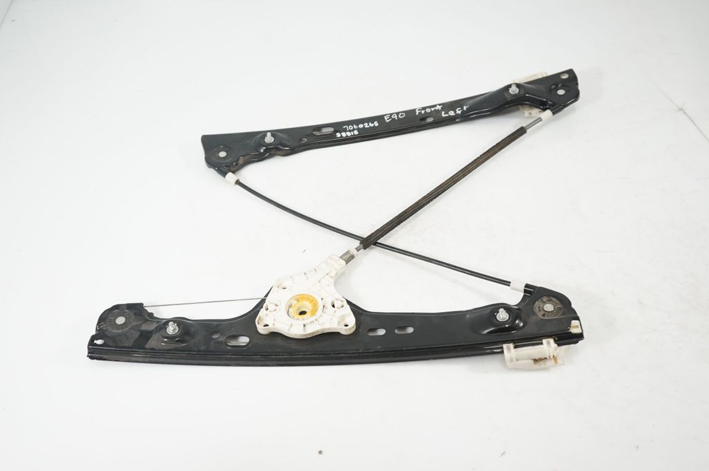 Front door window regulator with motor