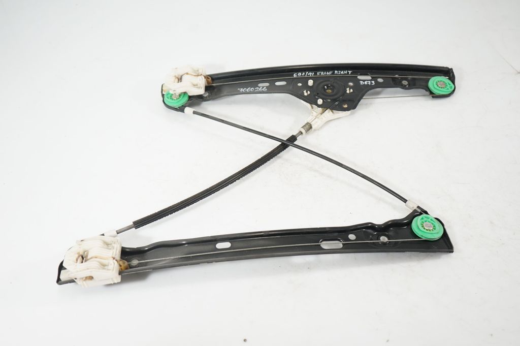 Front door window regulator with motor