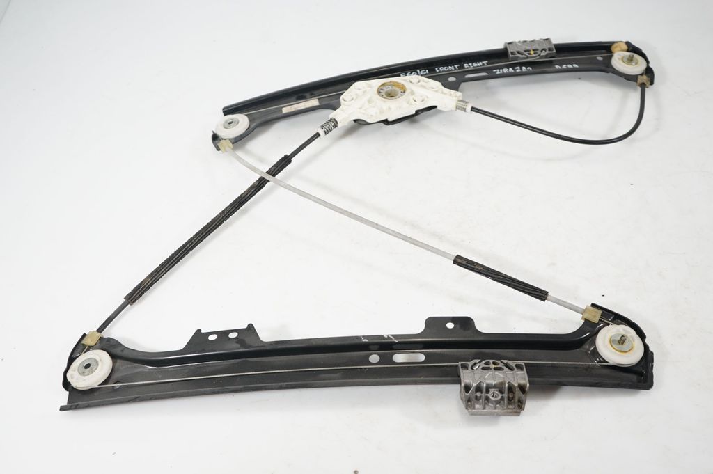 Front door window regulator with motor