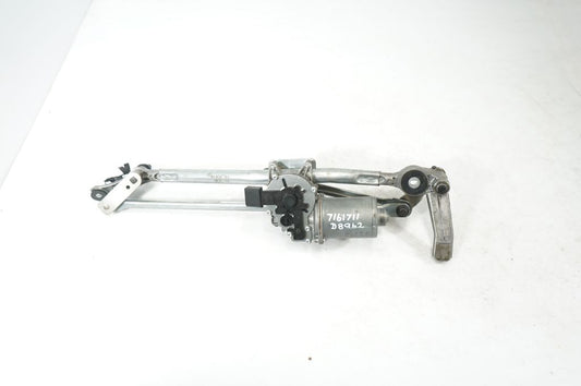 Front wiper linkage and motor