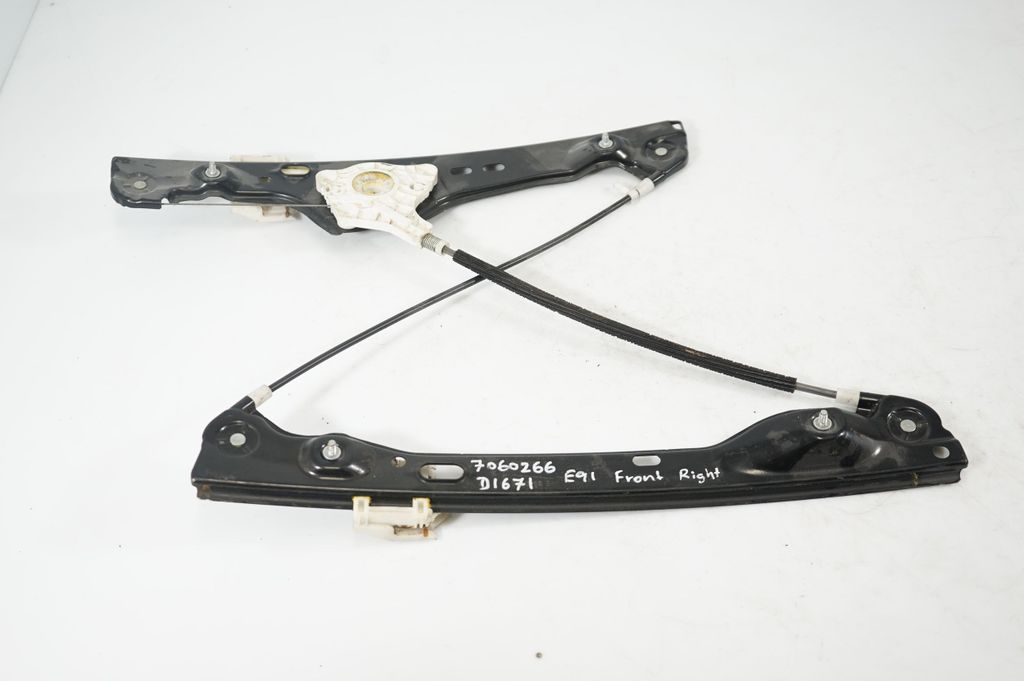 Front door window regulator with motor