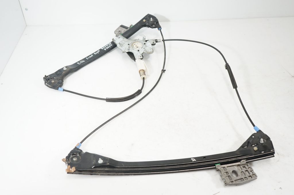 Front door window regulator with motor
