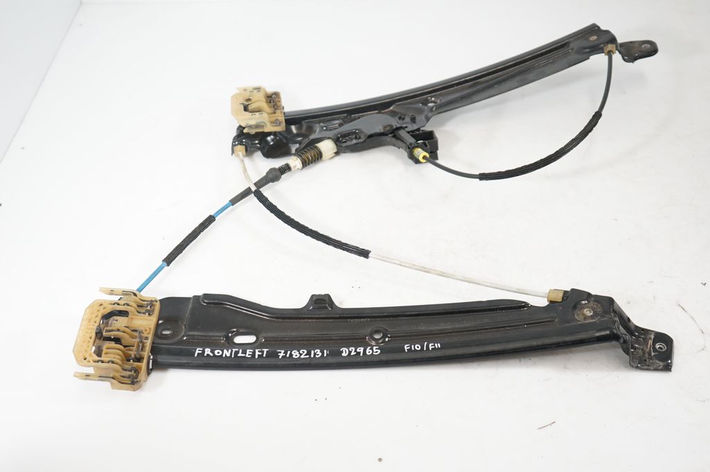 Front door window regulator with motor