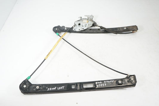 Front door window regulator with motor