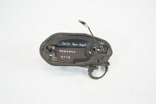 Rear door exterior handle