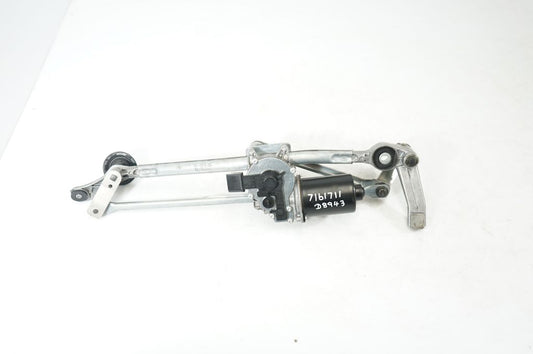 Front wiper linkage and motor