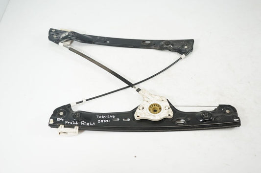 Front door window regulator with motor