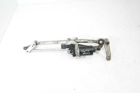 Front wiper linkage and motor