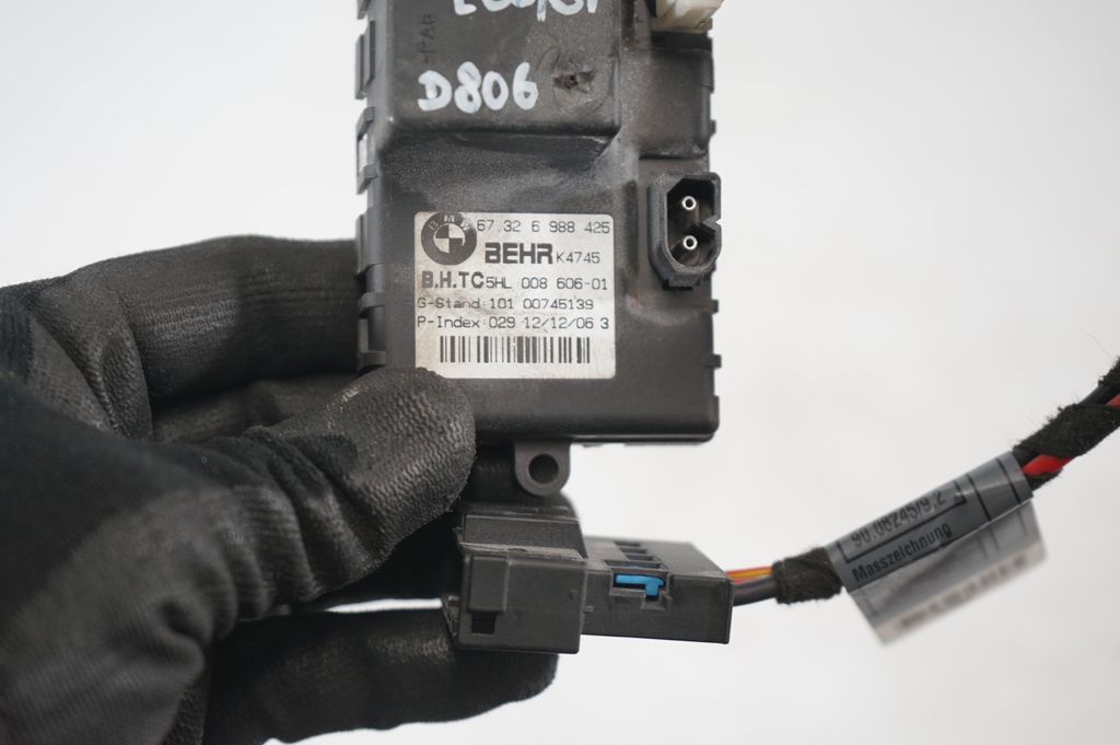 Heater blower motor/fan resistor (6)