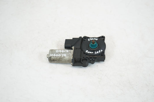 Rear door window regulator with motor