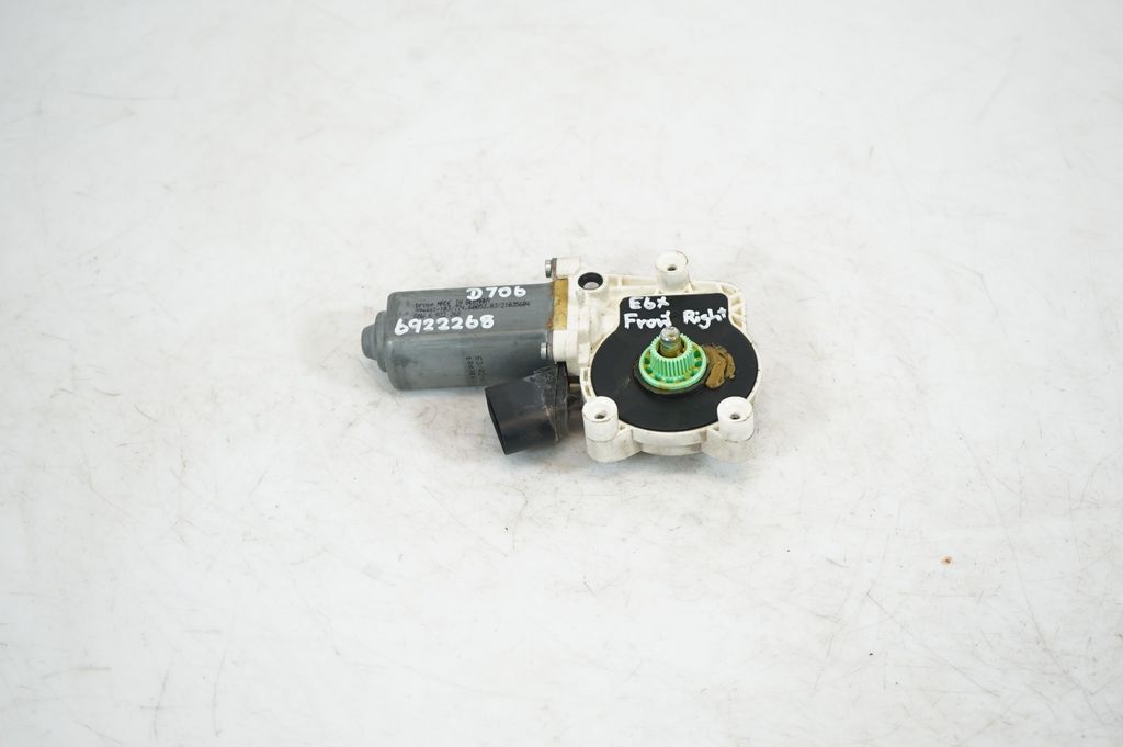 Front door window regulator with motor