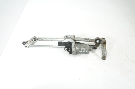 Front wiper linkage and motor