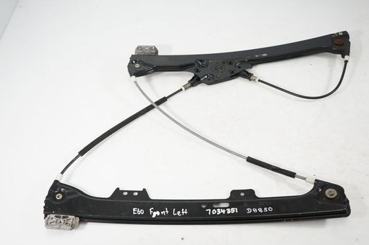 Front door window regulator with motor