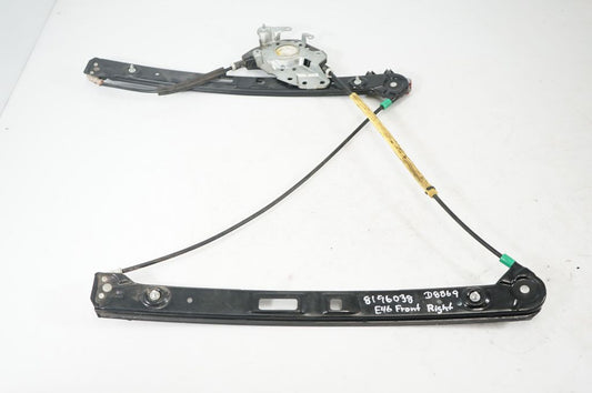 Front door window regulator with motor