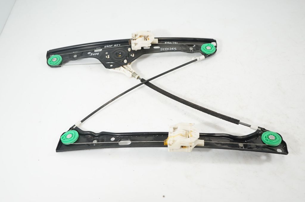 Front door window regulator with motor