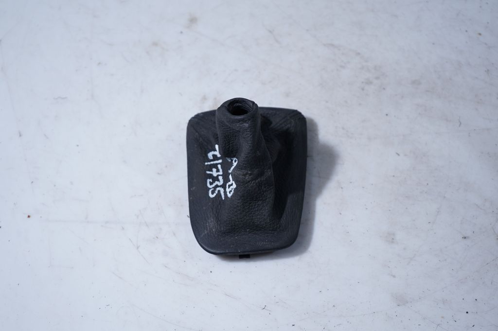 Gear lever shifter trim leather/knob (2)