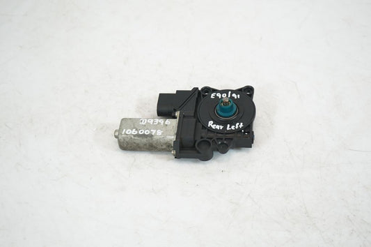 Rear door window regulator with motor