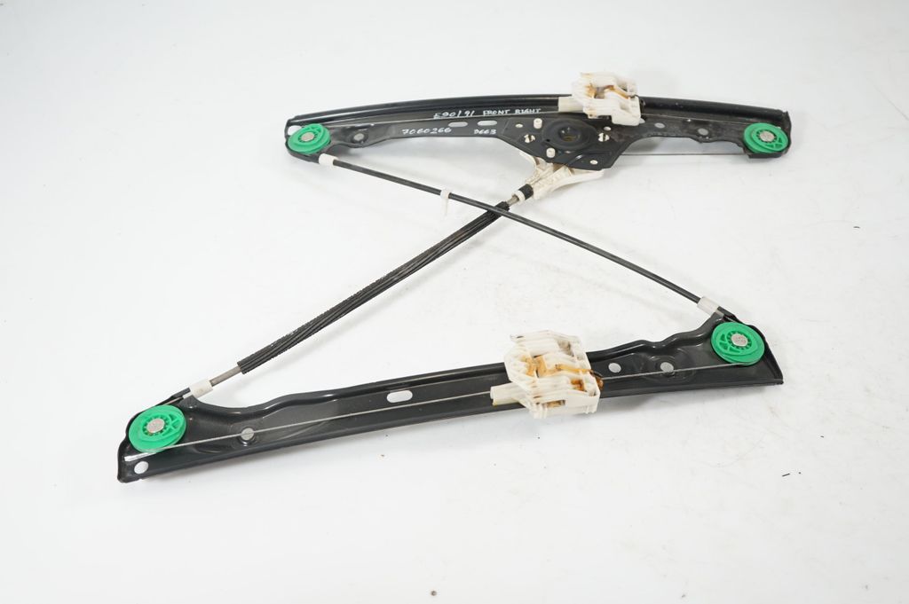 Front door window regulator with motor