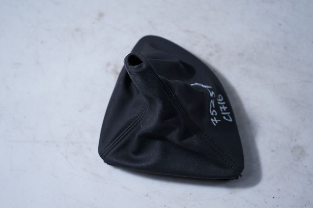 Gear lever shifter trim leather/knob (4)