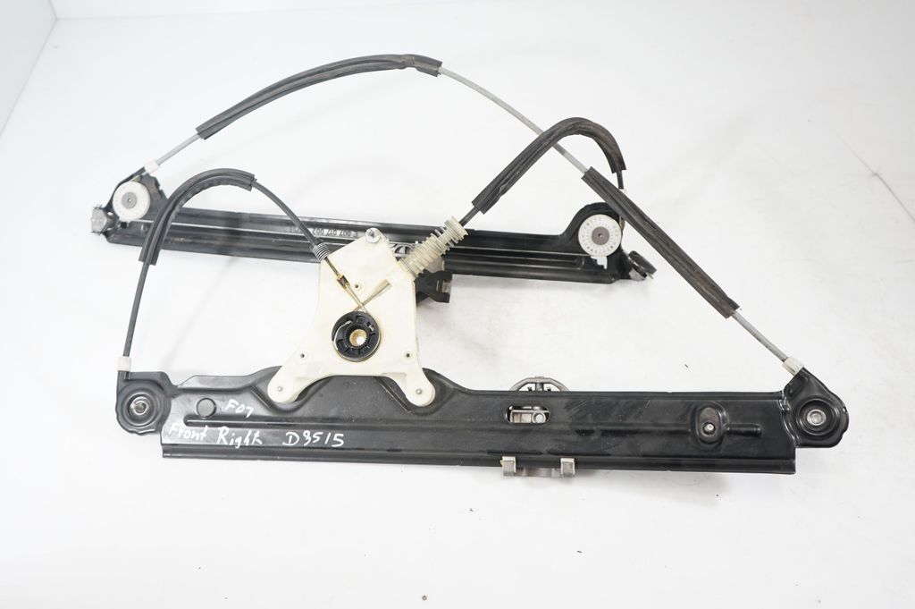 Front door window regulator with motor