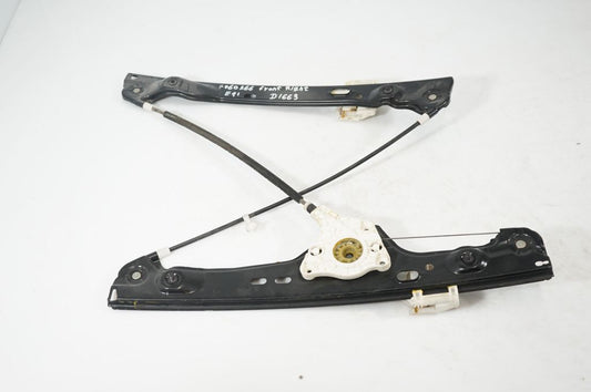 Front door window regulator with motor