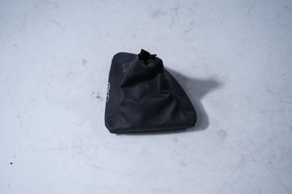 Gear lever shifter trim leather/knob (4)