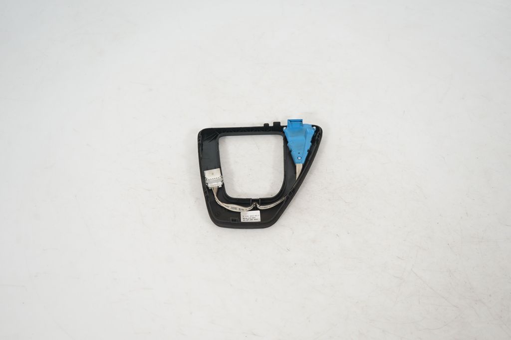 Gear lever shifter trim leather/knob (5)