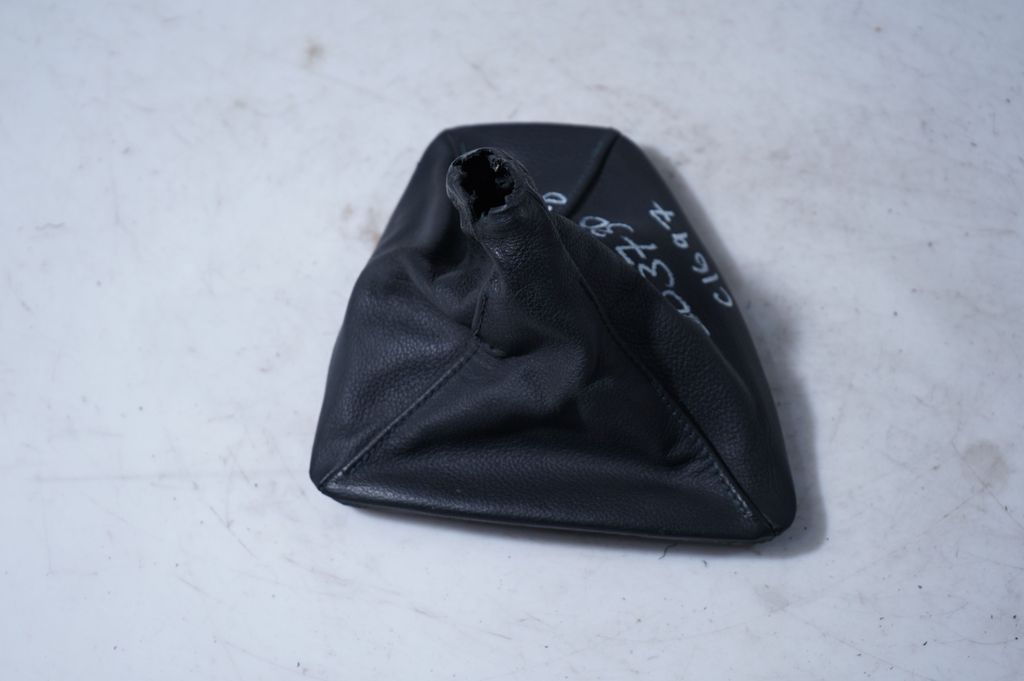 Gear lever shifter trim leather/knob (4)