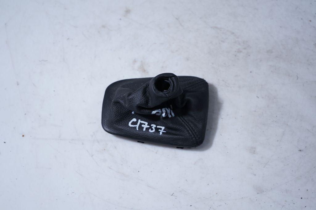 Gear lever shifter trim leather/knob (5)