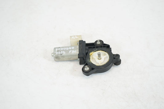 Rear door window regulator with motor